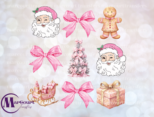 VINTAGE SANTA PINK ELEMENTS