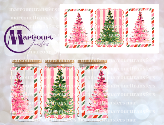VINTAGE TREE STAMPS-16 0Z-UV DTF CUP WRAP