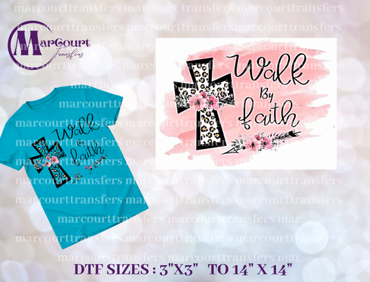 DTF-WALK BY FAITH (PINK)