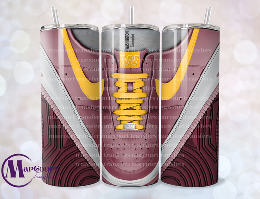 WASHINGTON COMMANDERS AIR FORCE 1-20-SKINNY UV DTF TRANSFER