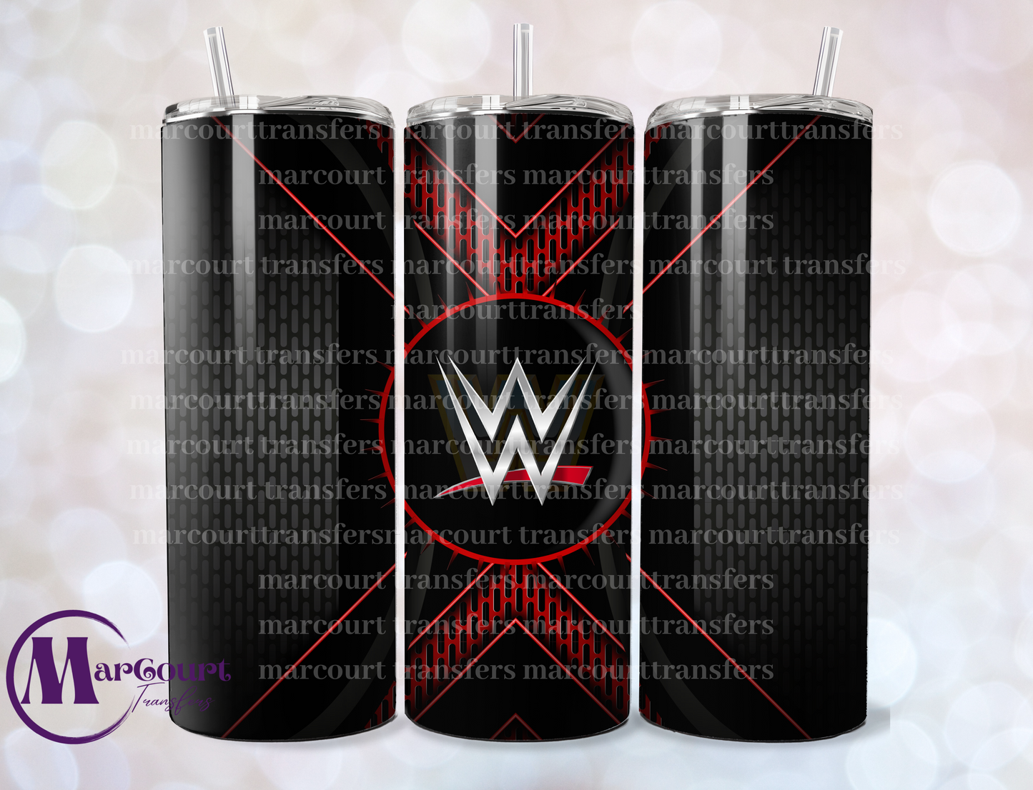 WWE-SKINNY TUMBLER TRANSFER