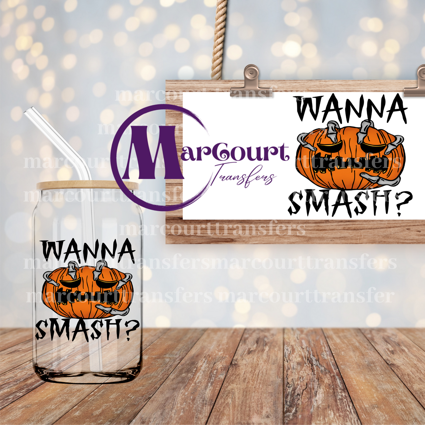 WANNA SMASH-DECAL-UV DTF CUP WRAP