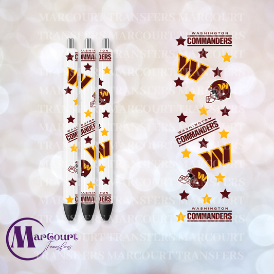 WASHINGTON COMMANDERS PEN- UV PEN WRAP