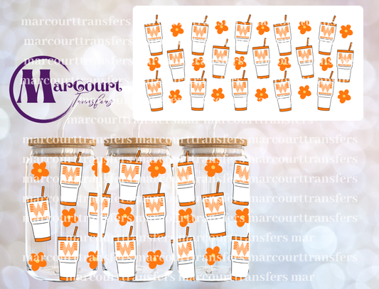 WHAT A DRINK-16 0Z-UV DTF CUP WRAP