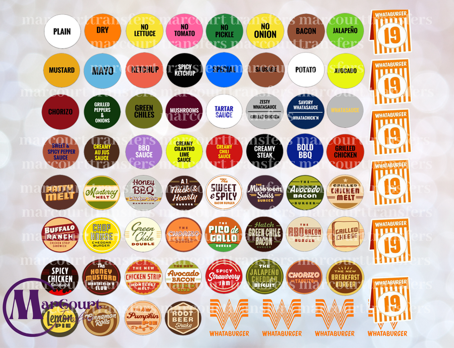 WHATABURGER STICKERS ELEMENTS