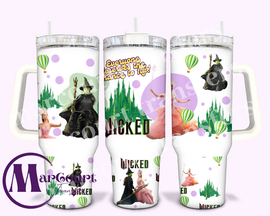 WICKED THE MOVIE 40-40 0Z-UV DTF CUP WRAP