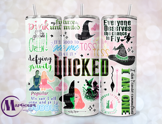 WICKED SUB 1-SKINNY TUMBLER TRANSFER