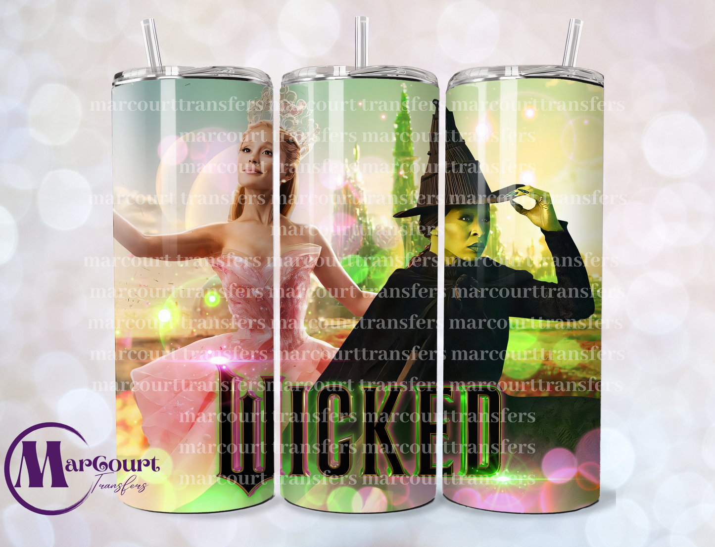 WICKED THE MOVIE 1-SKINNY TUMBLER TRANSFER