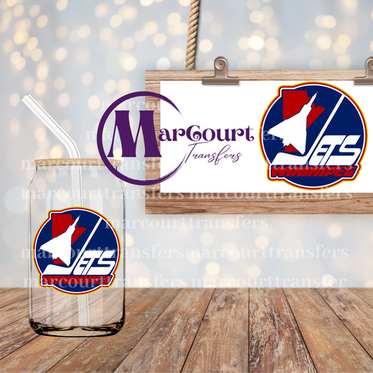 WINNEPEG JETS-DECAL-UV DTF CUP WRAP