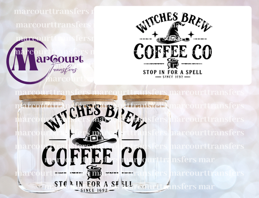 WITCHES BREW COFFEE 16-16 0Z-UV DTF CUP WRAP