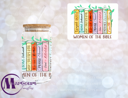 WOMEN OF THE BIBLE-UV DTF CUP WRAP