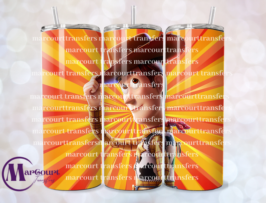 WOODY-SKINNY TUMBLER TRANSFER