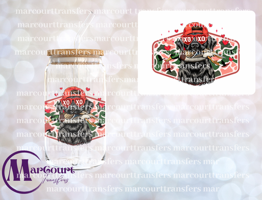 XOXO HUNTING DOG WITH DUCK-DECAL-UV DTF CUP WRAP