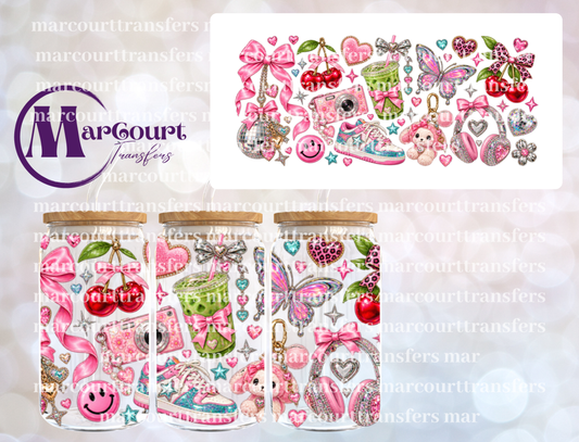 Y2K GLAM-16 0Z-UV DTF CUP WRAP