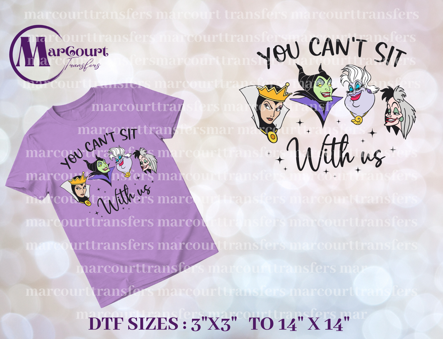 DTF-YOU CAN'T SIT WITH US VILLAINS