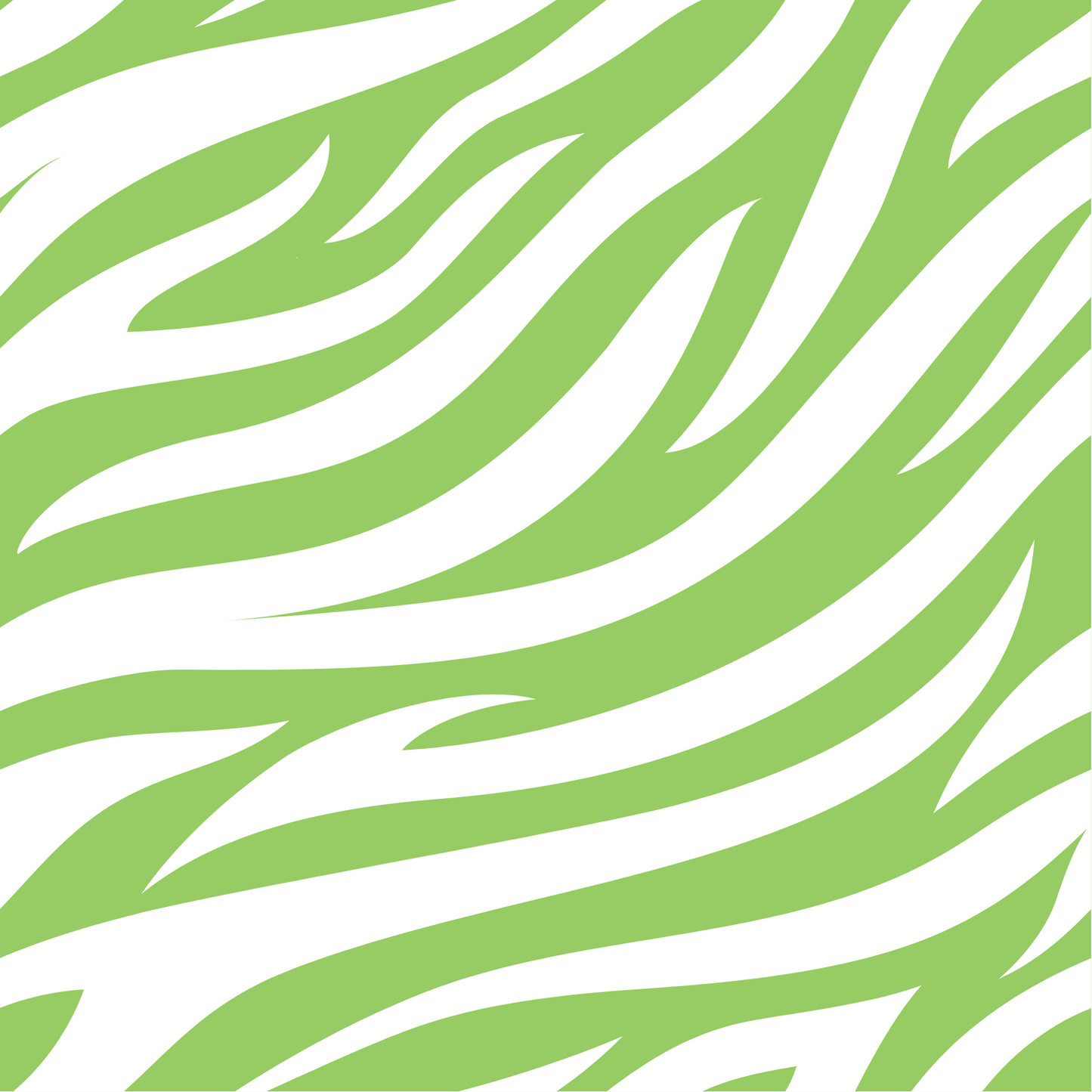 ZEBRA-GREEN AND WHITE-VINYL PATTERN 12 X 12