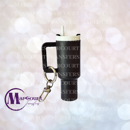 Mini Tumbler Keychain-BLACK