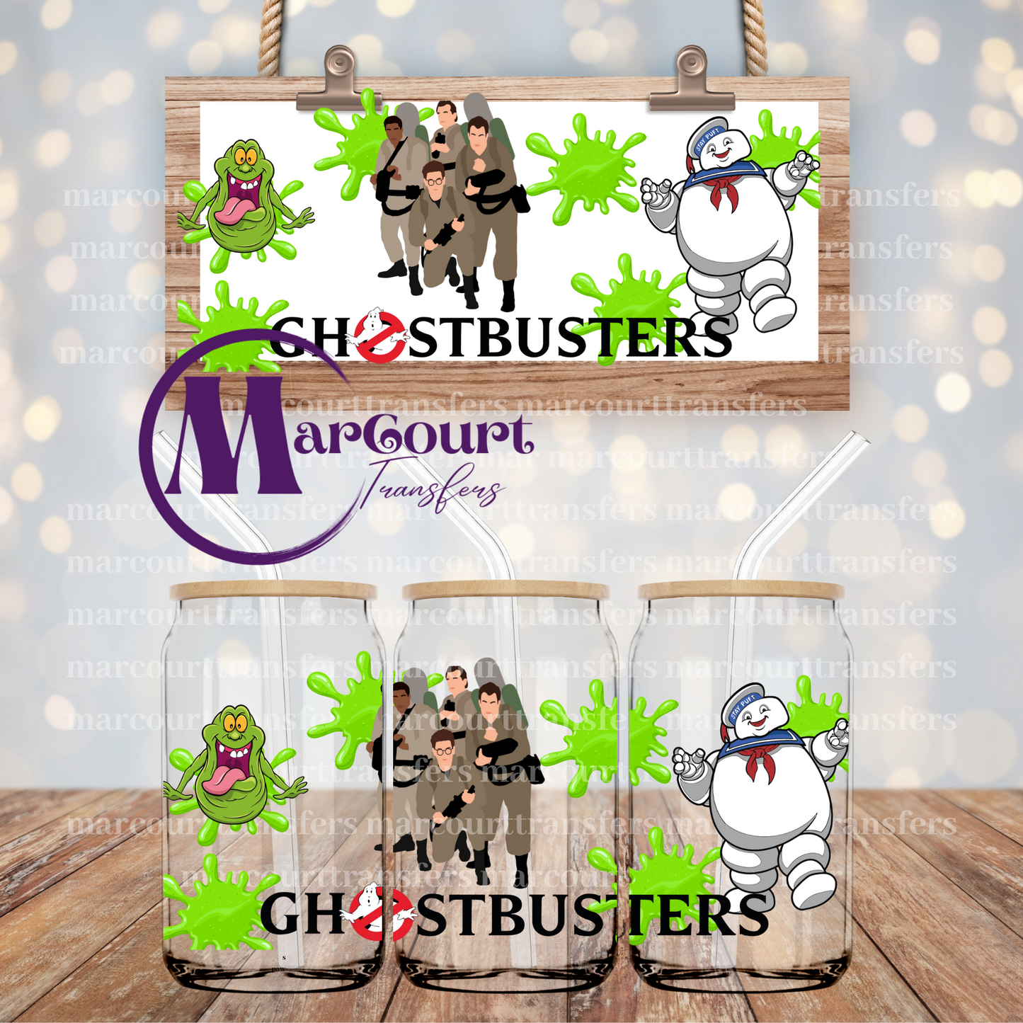 GHOSTBUSTERS -16 0Z-UV DTF CUP WRAP