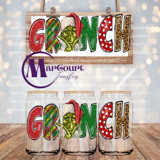 GRINCH-16 0Z-UV DTF CUP WRAP