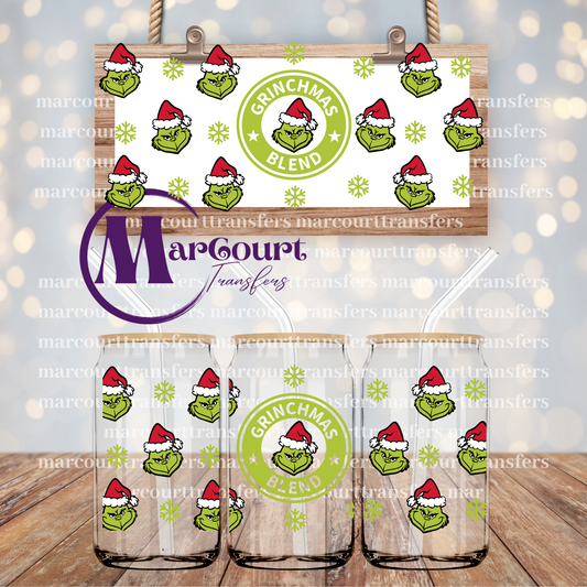 GRINCHMAS BLEND-16 0Z-UV DTF CUP WRAP