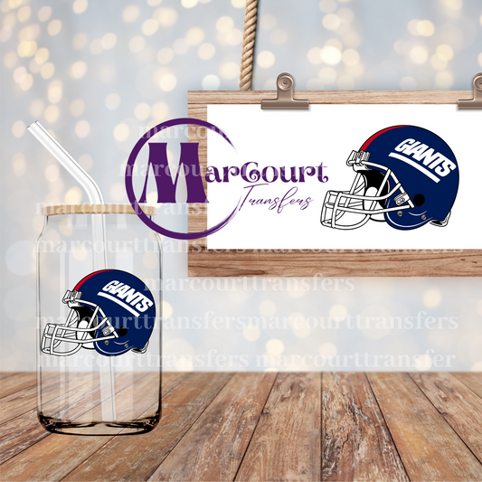 NEW YORK GIANTS-DECAL-UV DTF CUP WRAP