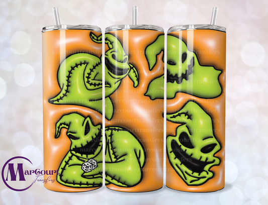 OOGIE BOOGIE INFLATED-SKINNY TUMBLER TRANSFER