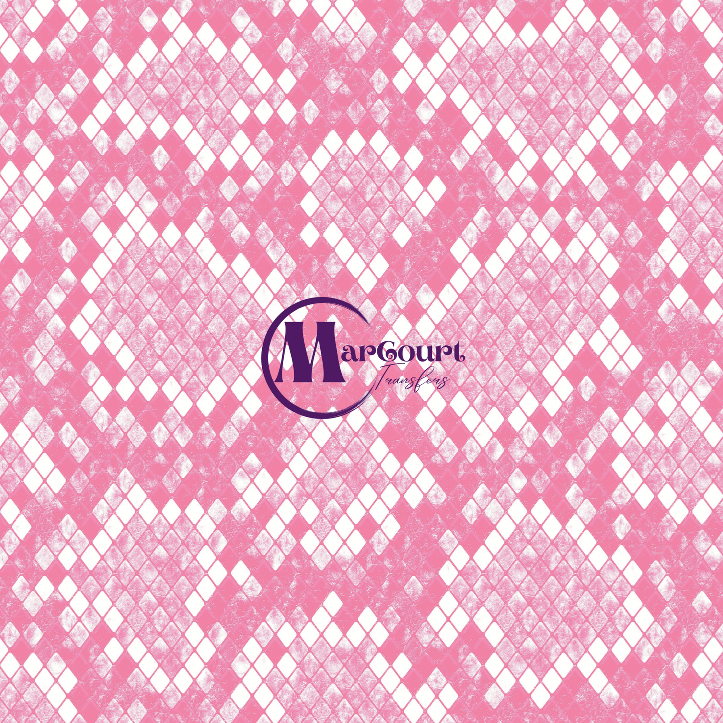 SNAKESKIN-PINK-VINYL PATTERN 12 X 12