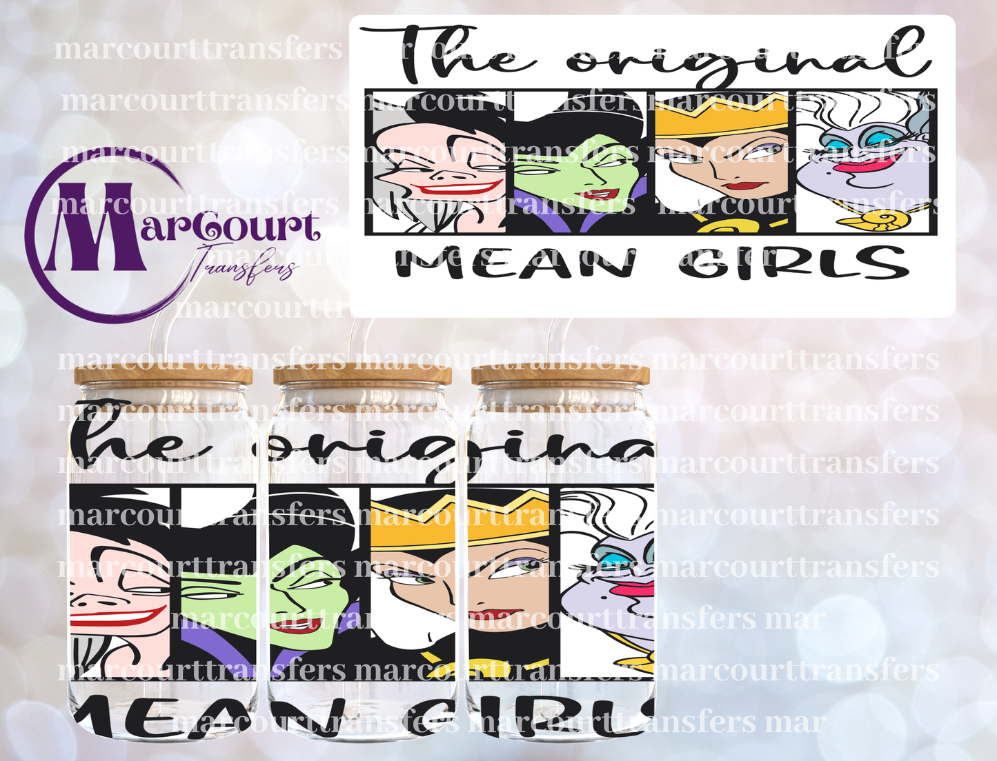THE ORIGINAL MEAN GIRLS-16 0Z-UV DTF CUP WRAP