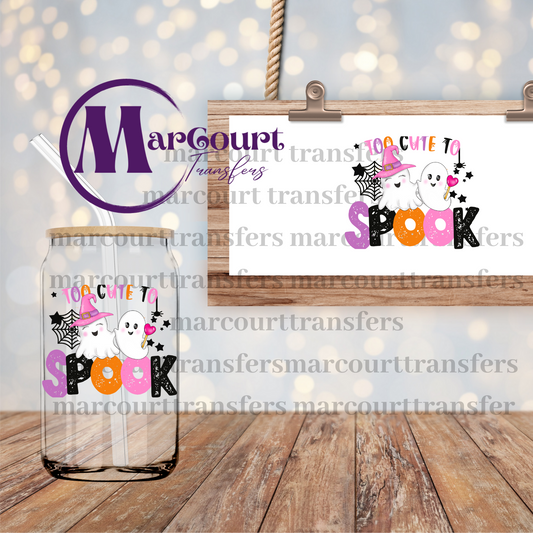 TOO CUTE TO SPOOK-DECAL-UV DTF CUP WRAP