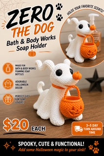 3D PRINTED-ZERO THE DOG-BATH N BODY SOAP HOLDER
