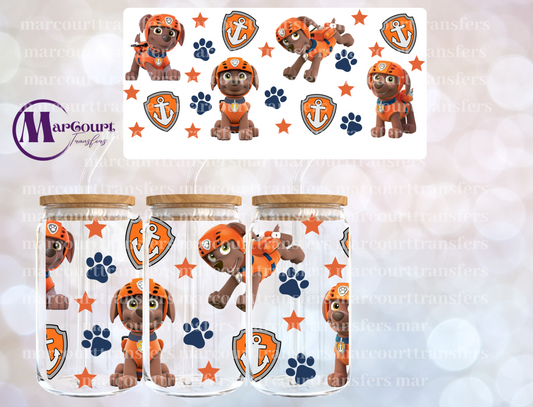 ZUMA PAW PATROL-16 0Z-UV DTF CUP WRAP