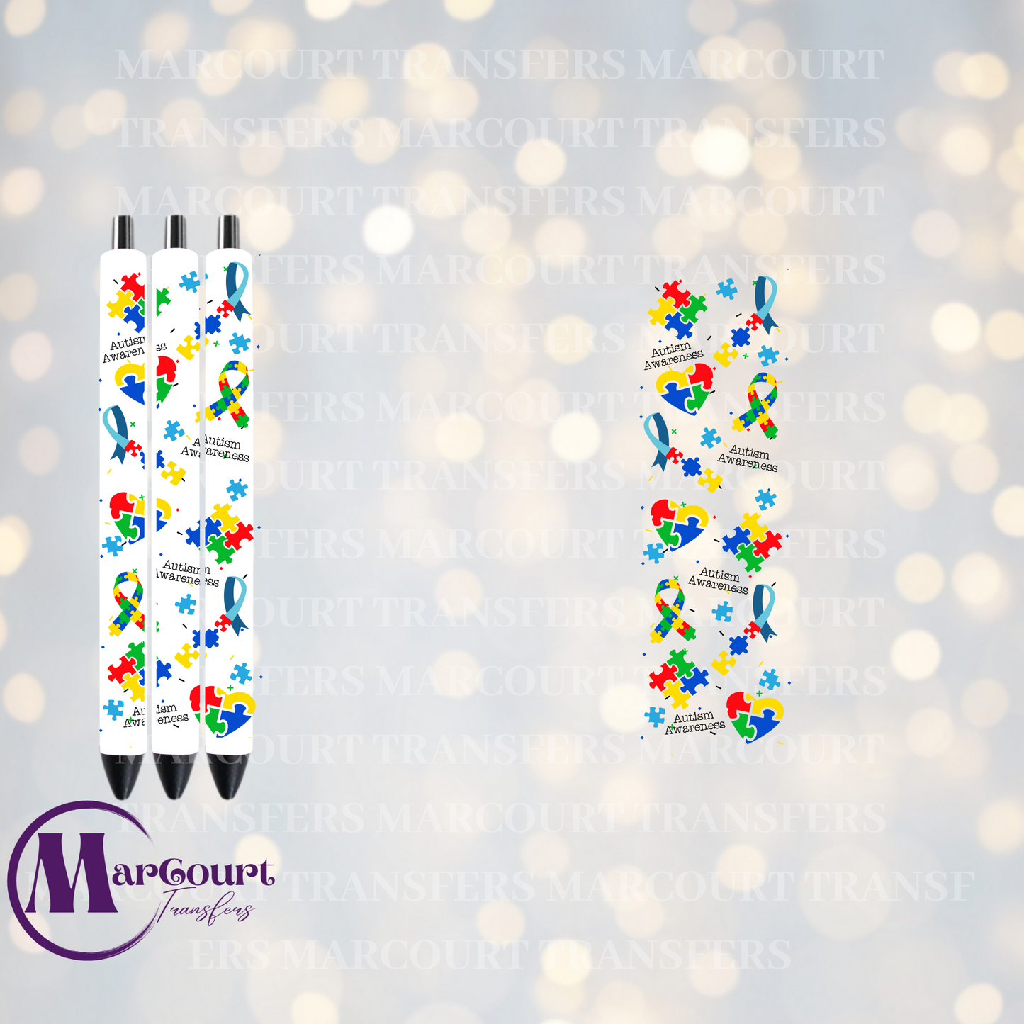 AUTISM AWARENESS-UV PEN WRAP