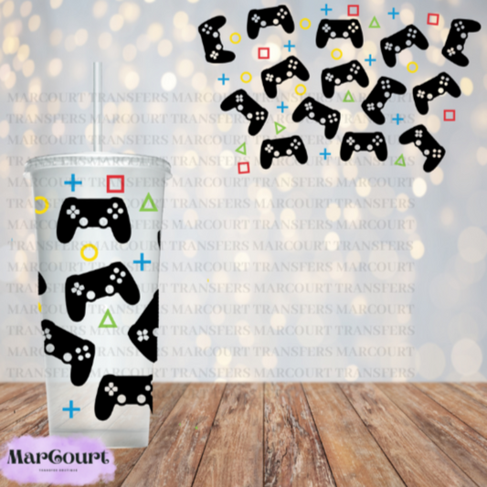 GAMING-24 0Z VENTI COLD CUP -UV DTF CUP WRAP *rts