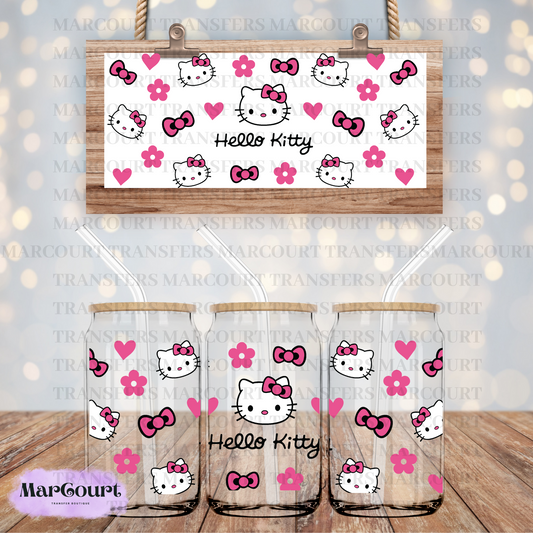 HELLO KITTY-16 0Z-UV DTF CUP WRAP *rts