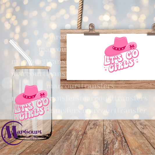 LET'S GO GIRLS-DECAL-UV DTF CUP WRAP