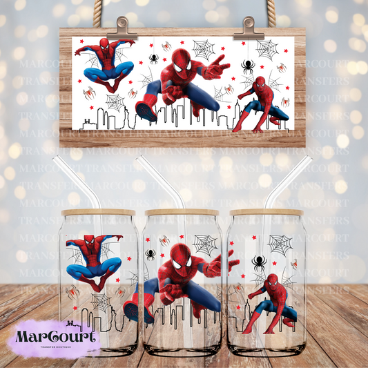 SPIDEY-16 0Z-UV DTF CUP WRAP