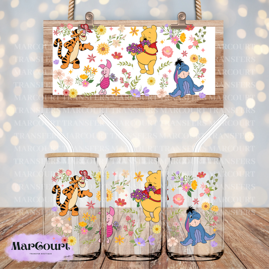 SPRINGTIME POOH AND FRIENDS-16 0Z-UV DTF CUP WRAP