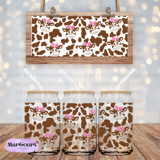 SWEET DAIRY COWS -16 0Z-UV DTF CUP WRAP *rts