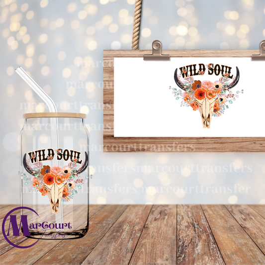 WILD SOUL-DECAL-UV DTF CUP WRAP