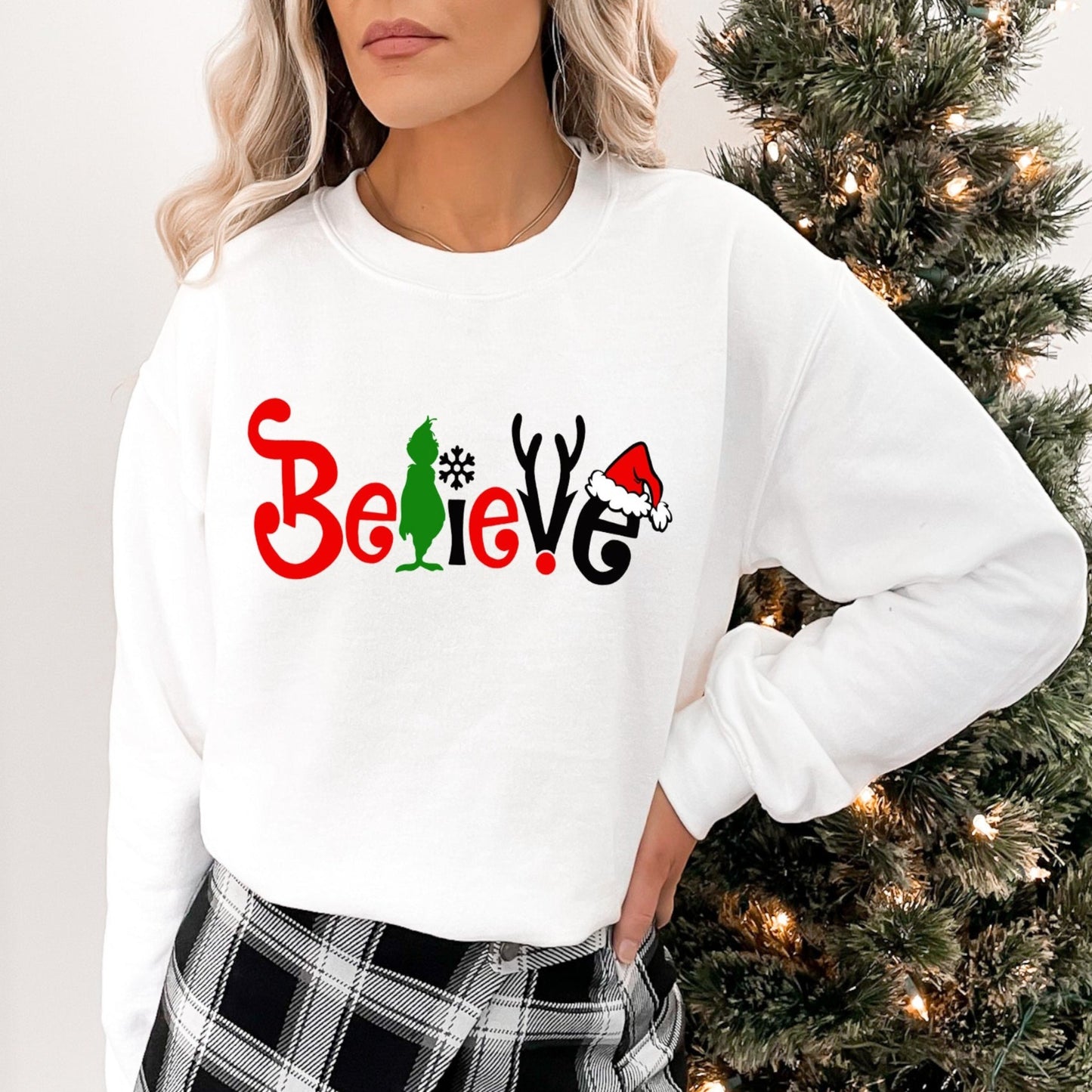 GRINCH BELIEVE-DTF FULL COLOR TRANSFER