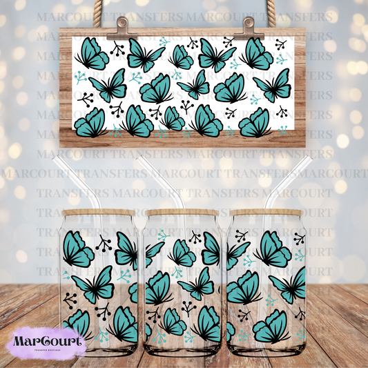 BUTTERFLIES-16 0Z-UV DTF CUP WRAP *rts