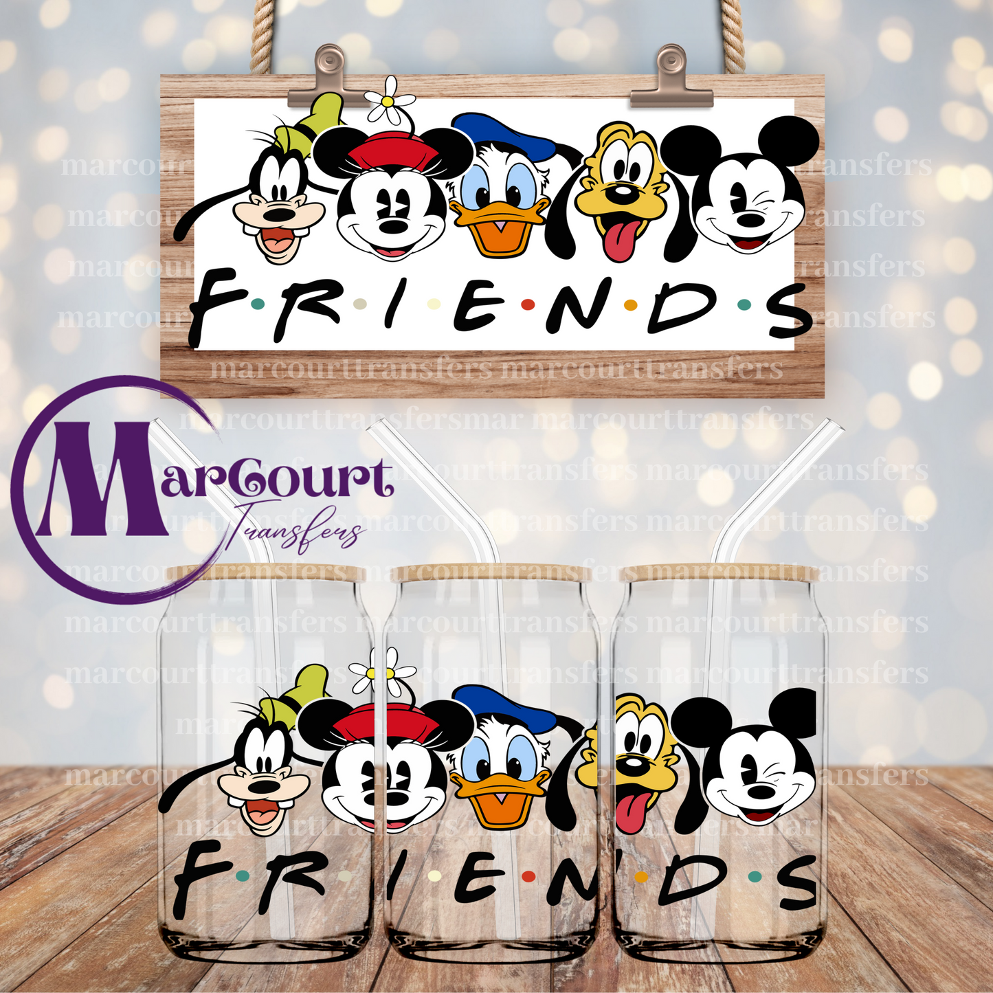 Magical Friends-16 0Z-UV DTF CUP WRAP