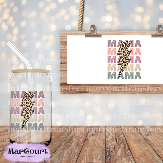 MAMA LIGHTNING- DECAL-UV DTF CUP WRAP