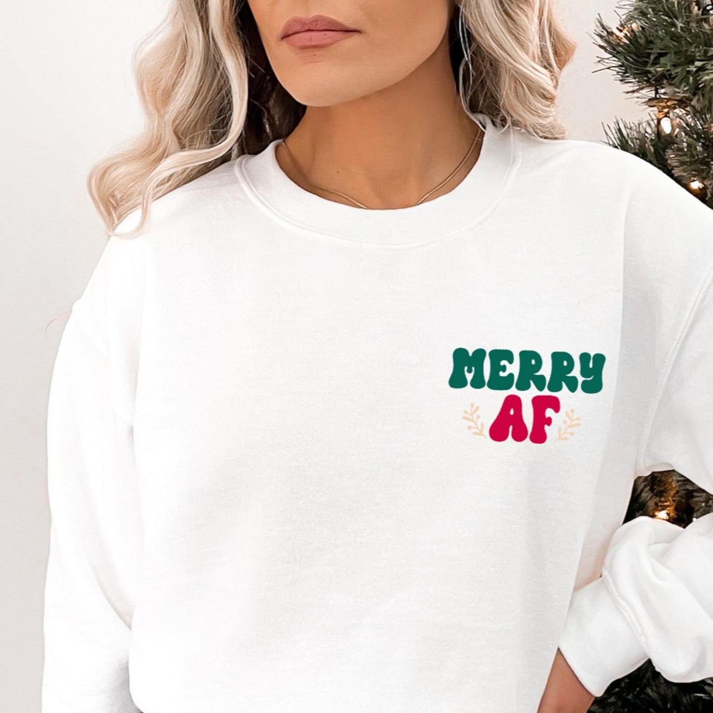 Merry AF Pocket Full Color Transfer