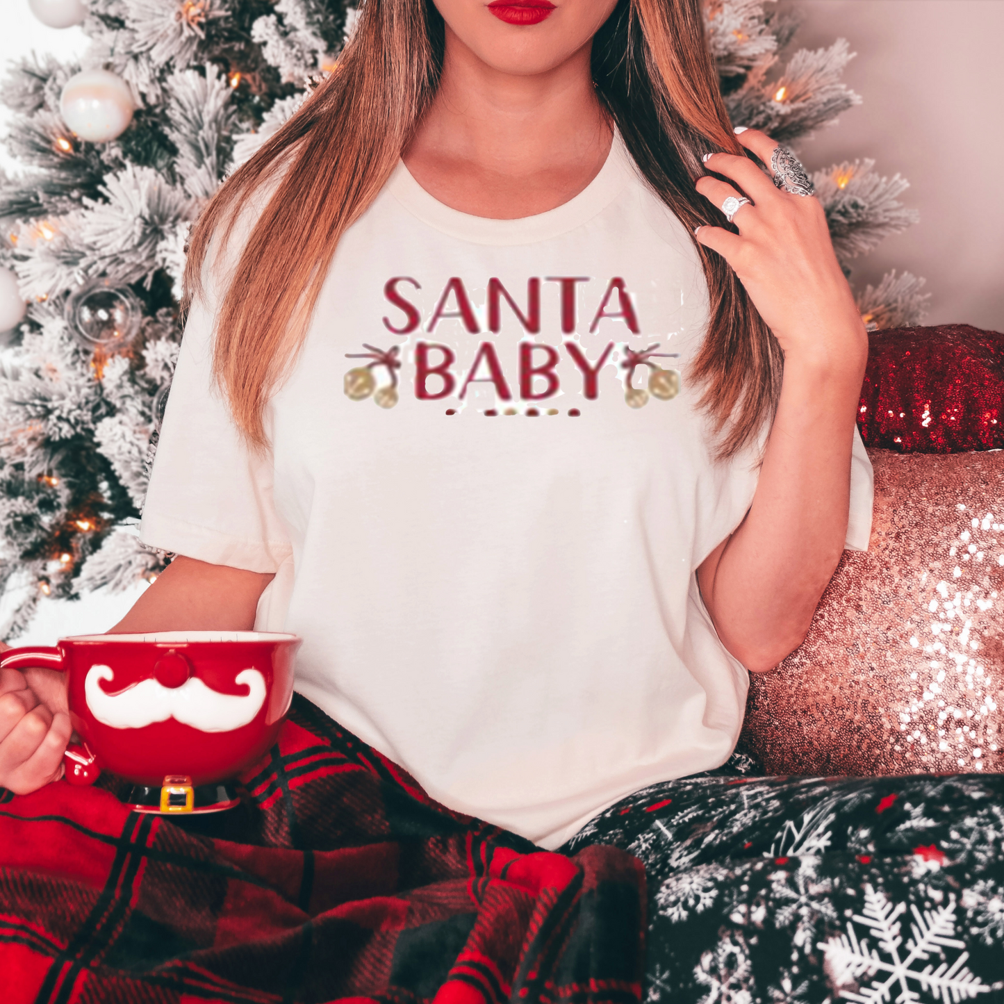 Santa Baby Full color Transfer