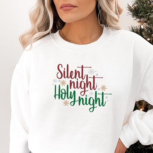 Silent Night Holy Night Full Color Transfer