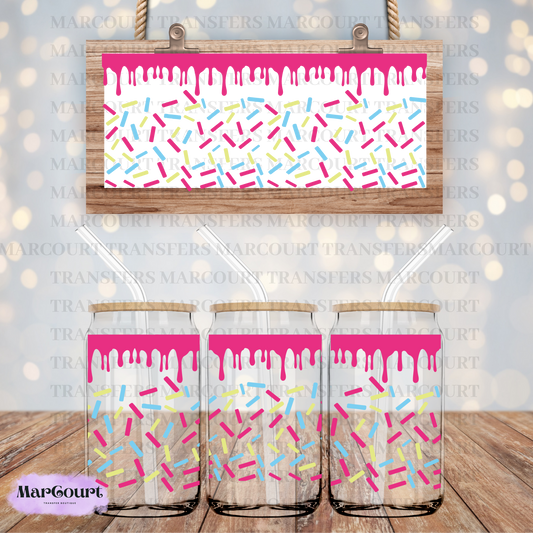 SPRINKLES-16 0Z-UV DTF CUP WRAP *RTS